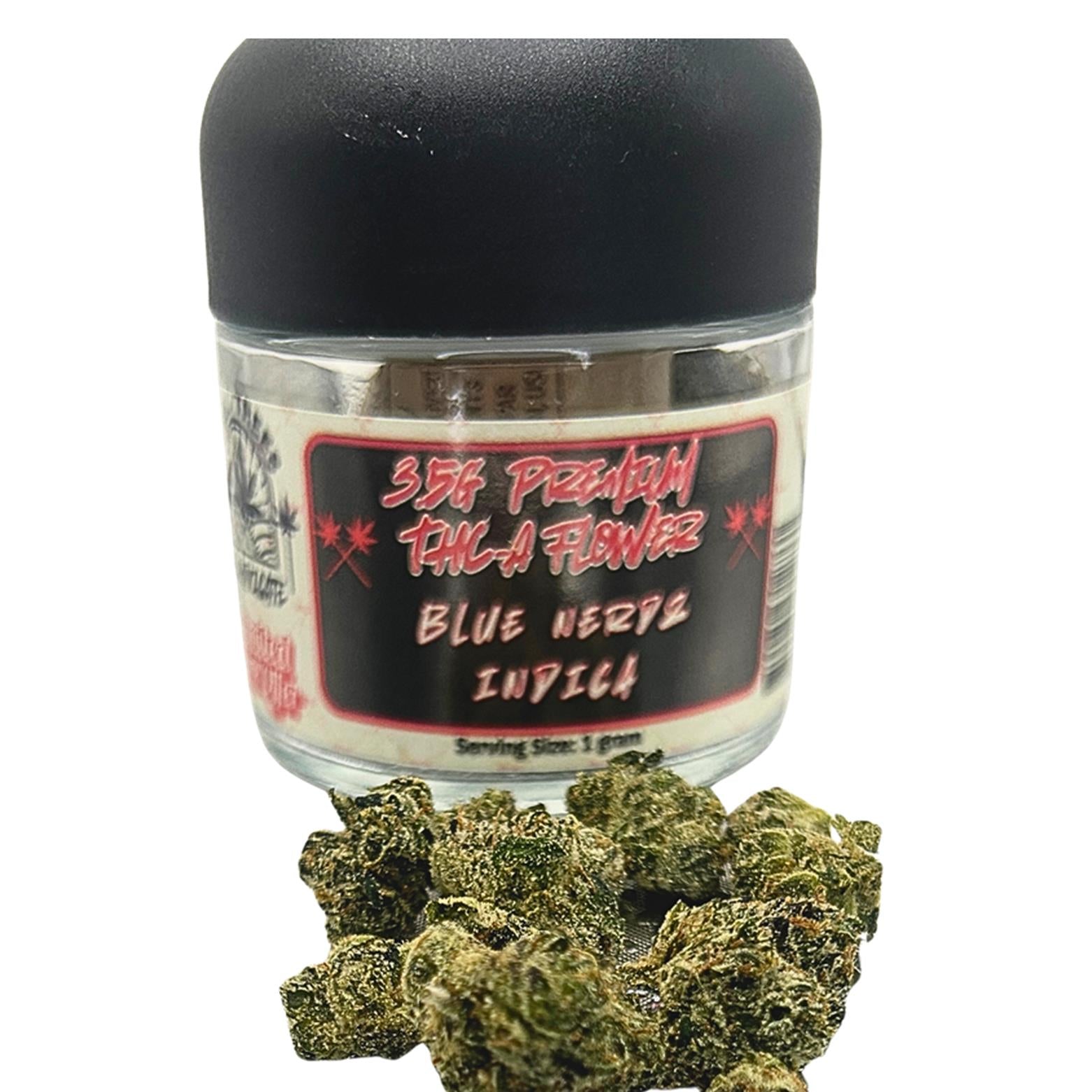 Premium Small Batch 3.5G THC-A Flower: Blue Nerdz