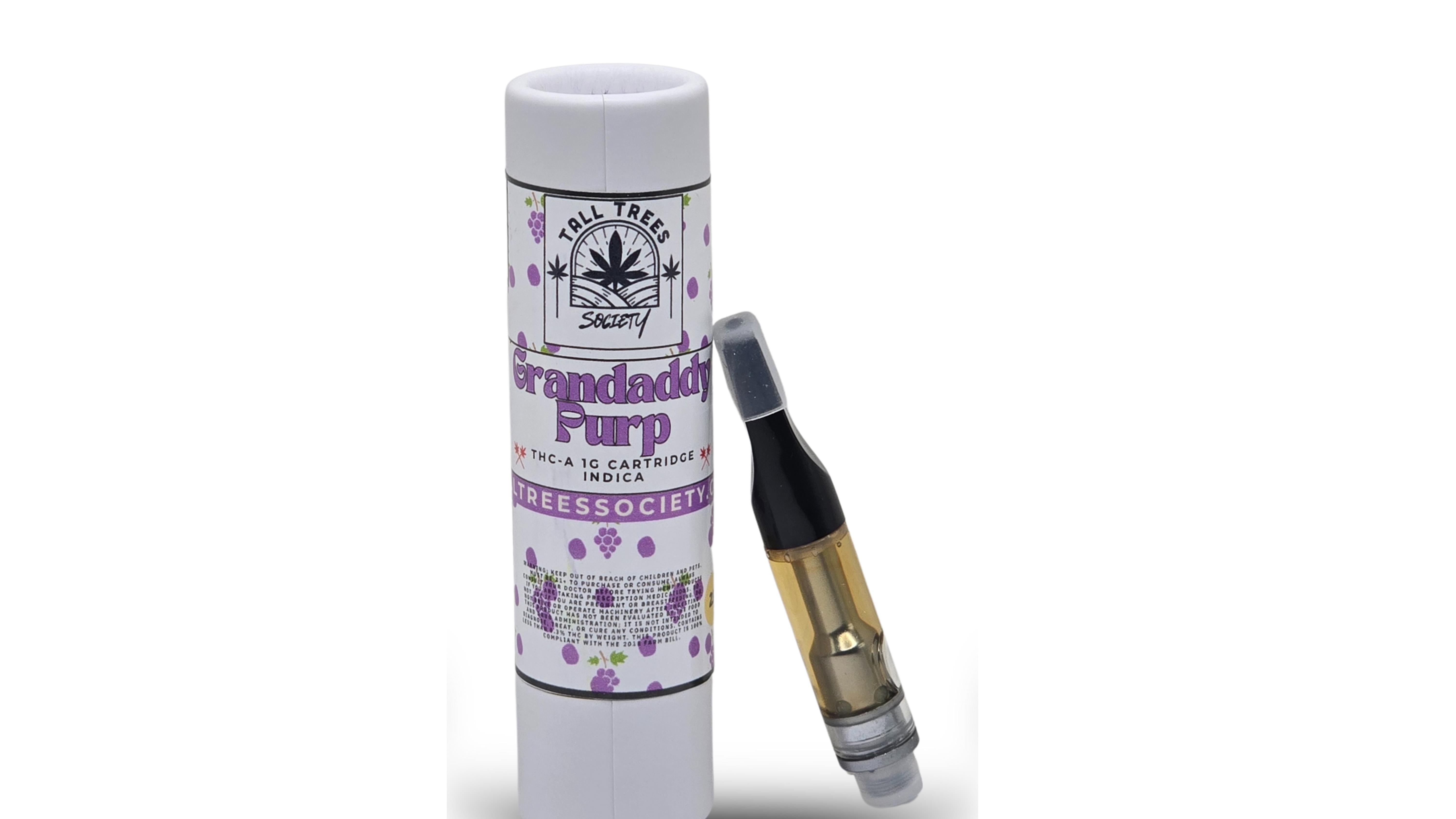 delta 8 indica graddaddy purple vape cart for sale Granddaddy Purple THC-A Cartridge 1G | Best THC-A Vape Cart