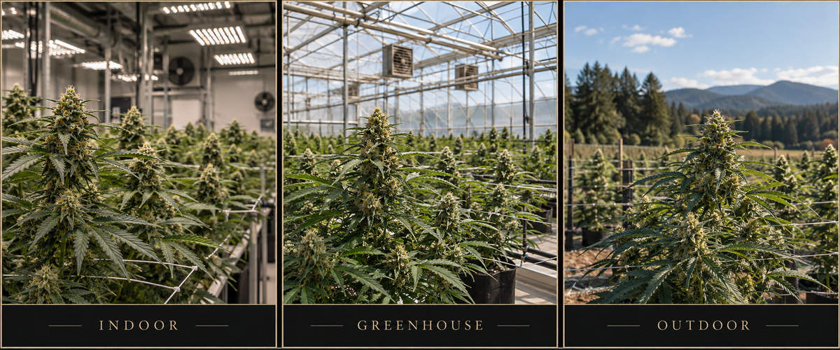 Indoor vs. Greenhouse vs. Outdoor Hemp Flower: What Actually Changes?