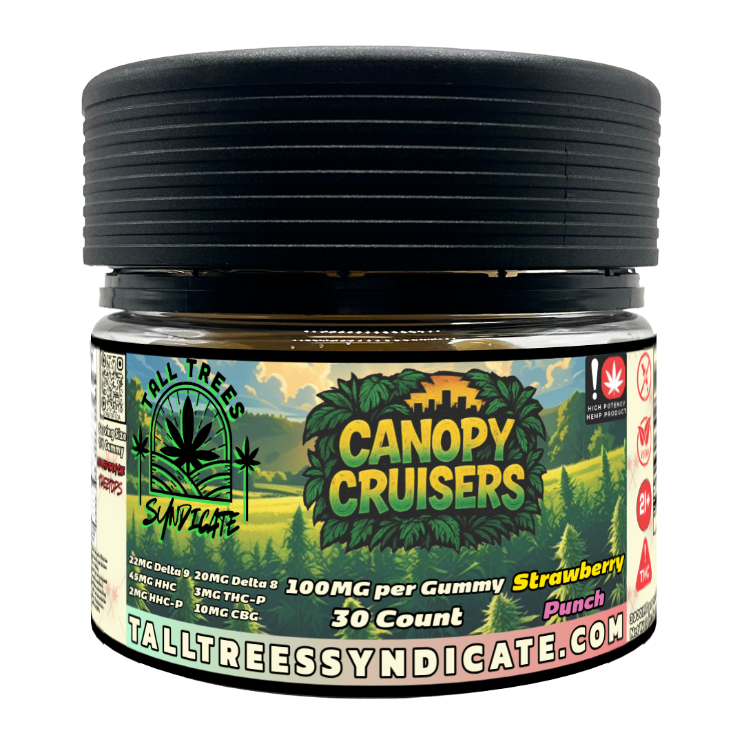 Canopy Cruisers 100MG Hemp Gummies