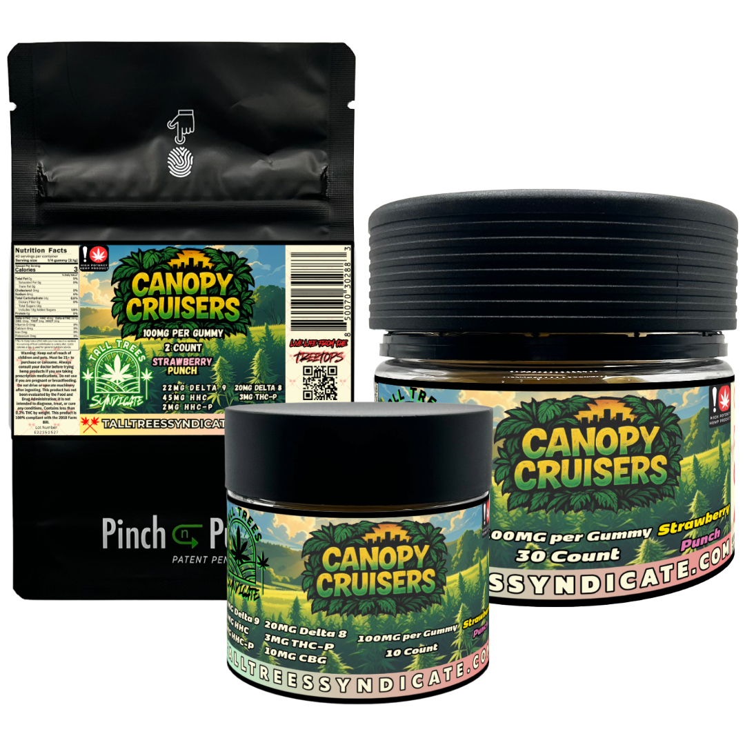 Canopy Cruisers 100MG Hemp Gummies