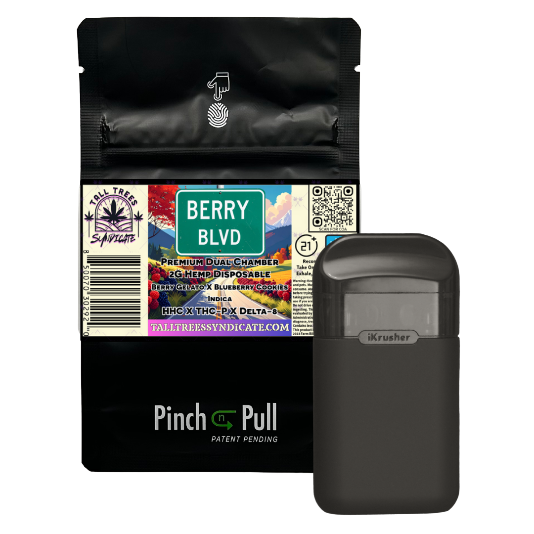 Tall Trees 2G Dual Chamber Disposable-Berry Boulevard