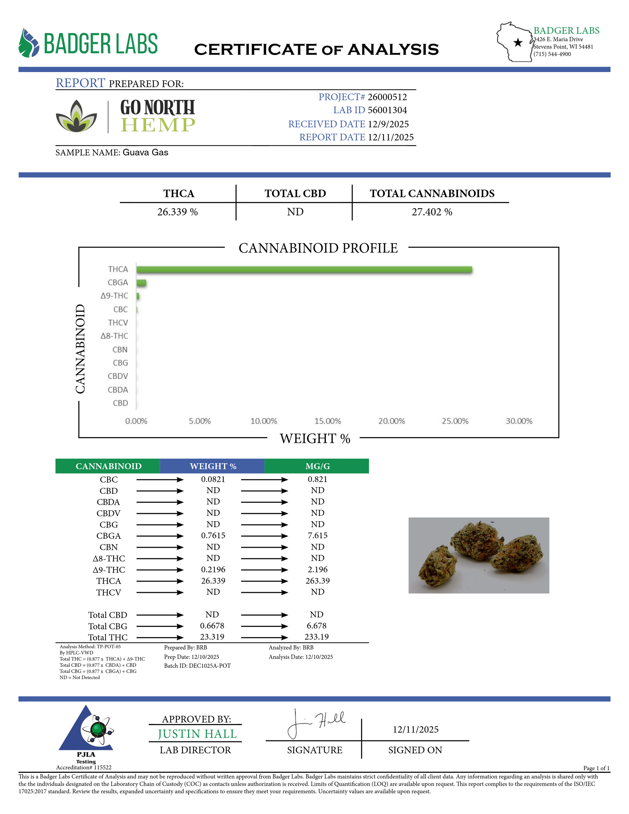 Premium Small Batch 7G THC-A Flower: Guava Gas