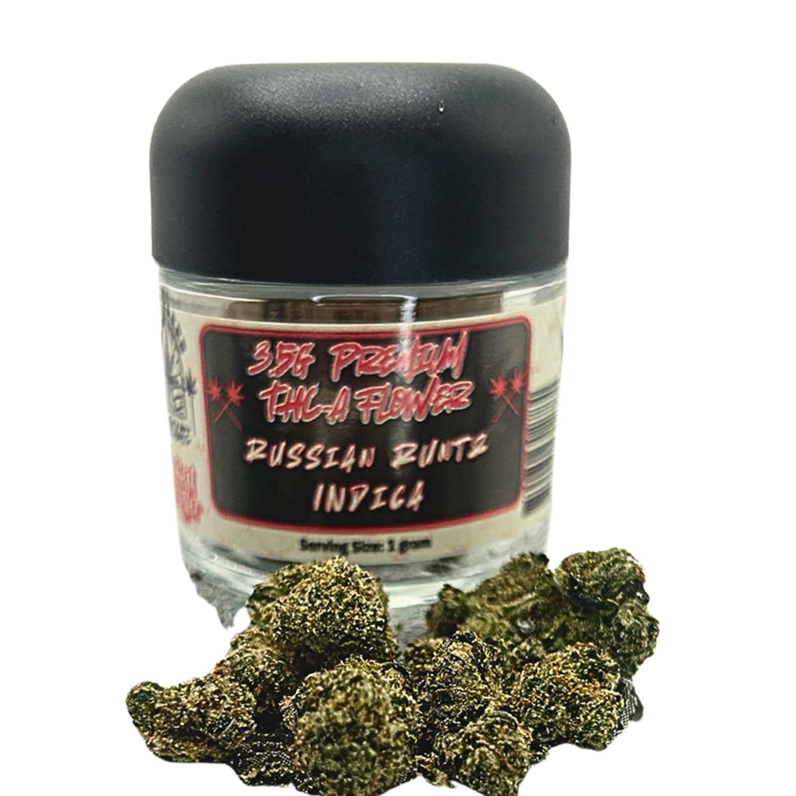 Premium Small Batch 3.5G THC-A Flower: Russian Runtz