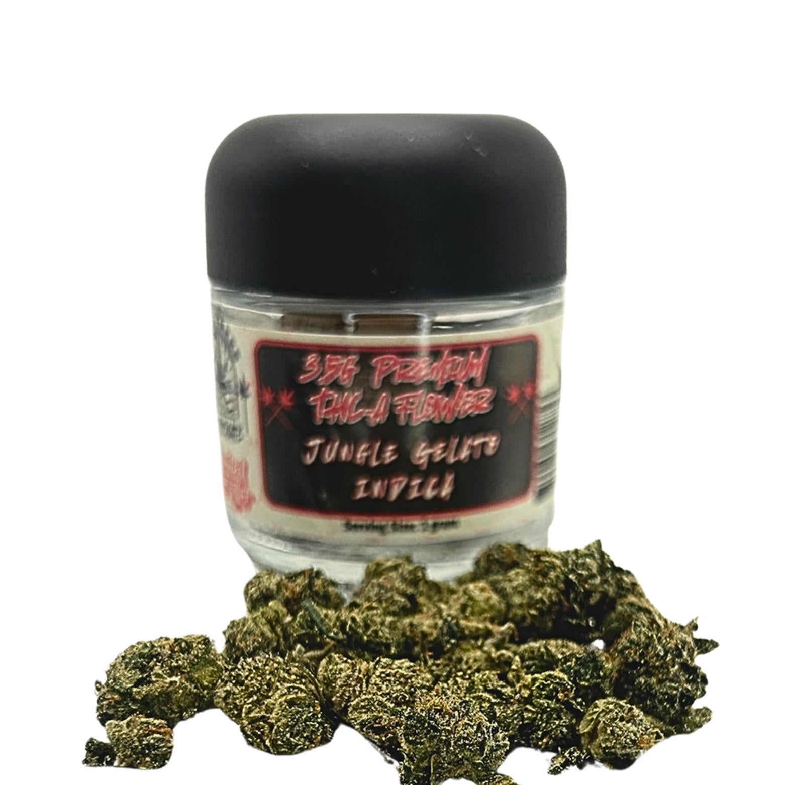 Premium Small Batch 3.5G THC-A Flower: Jungle Gelato
