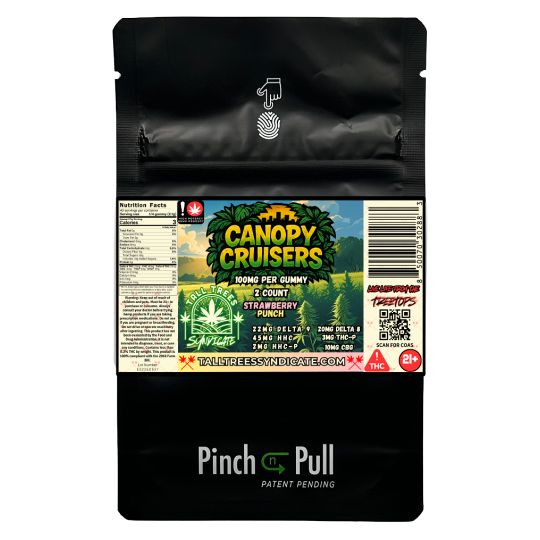 Canopy Cruisers 100MG Hemp Gummies