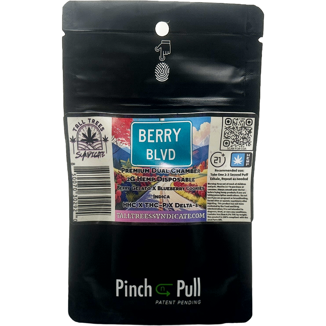 Tall Trees 2G Dual Chamber Disposable-Berry Boulevard