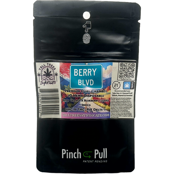 Tall Trees 2G Dual Chamber Disposable-Berry Boulevard