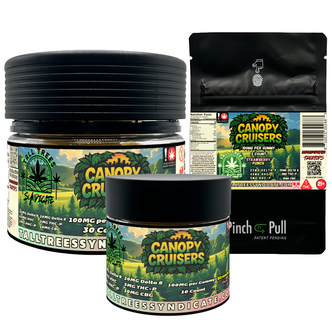 Canopy Cruisers 100MG Hemp Gummies