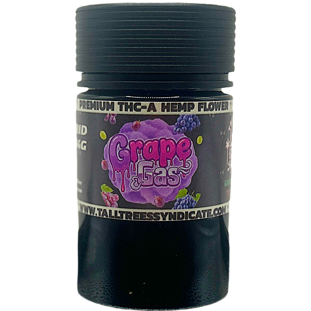 Premium Small Batch 14G THC-A Flower: Grape Gas