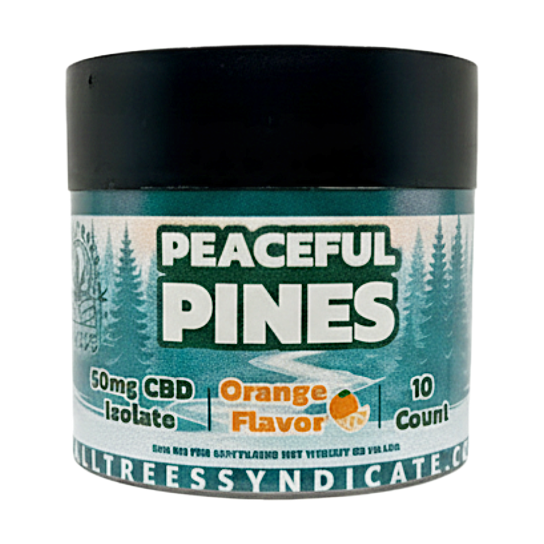 Peaceful Pines 50MG CBD Isolate Gummy