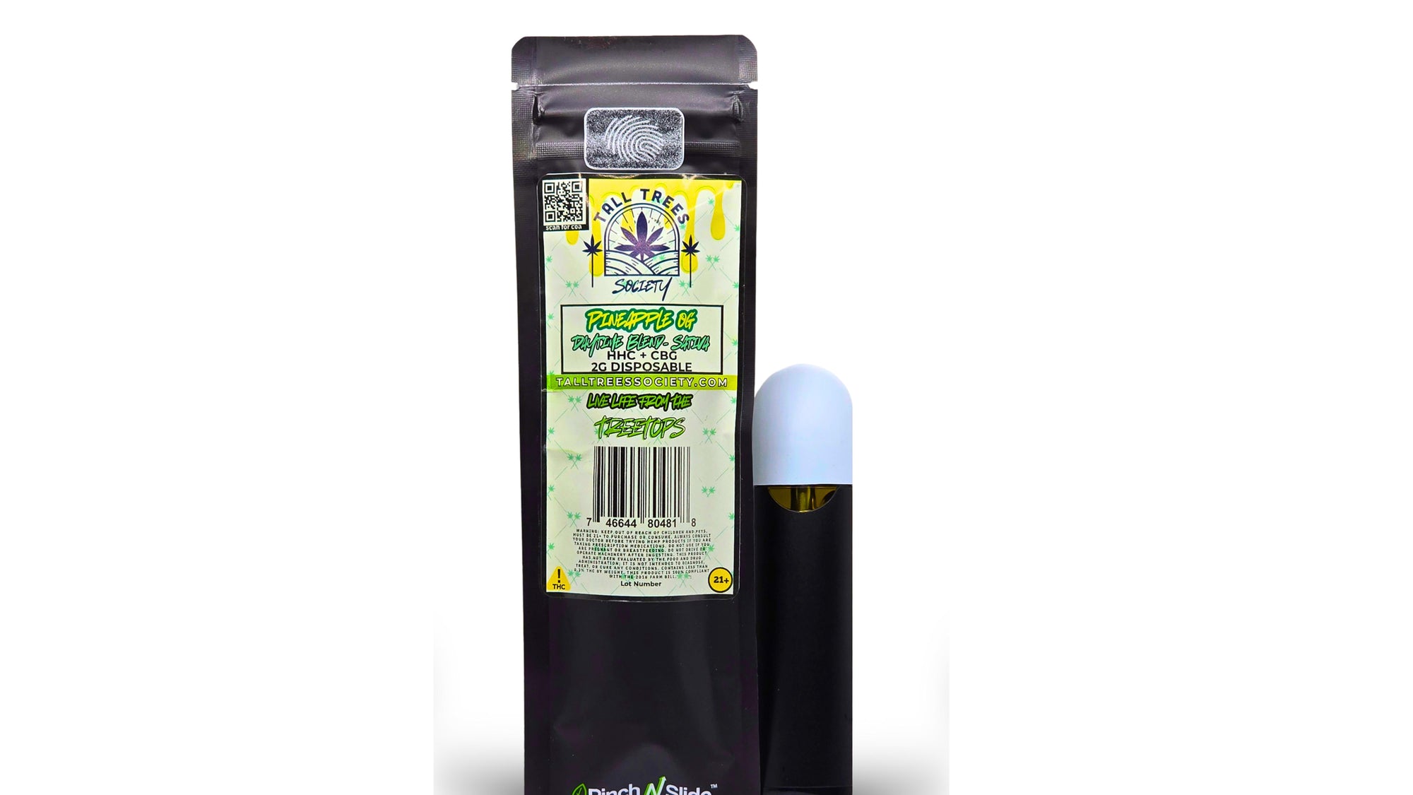 Pineapple OG 2G HHC + CBG Disposable