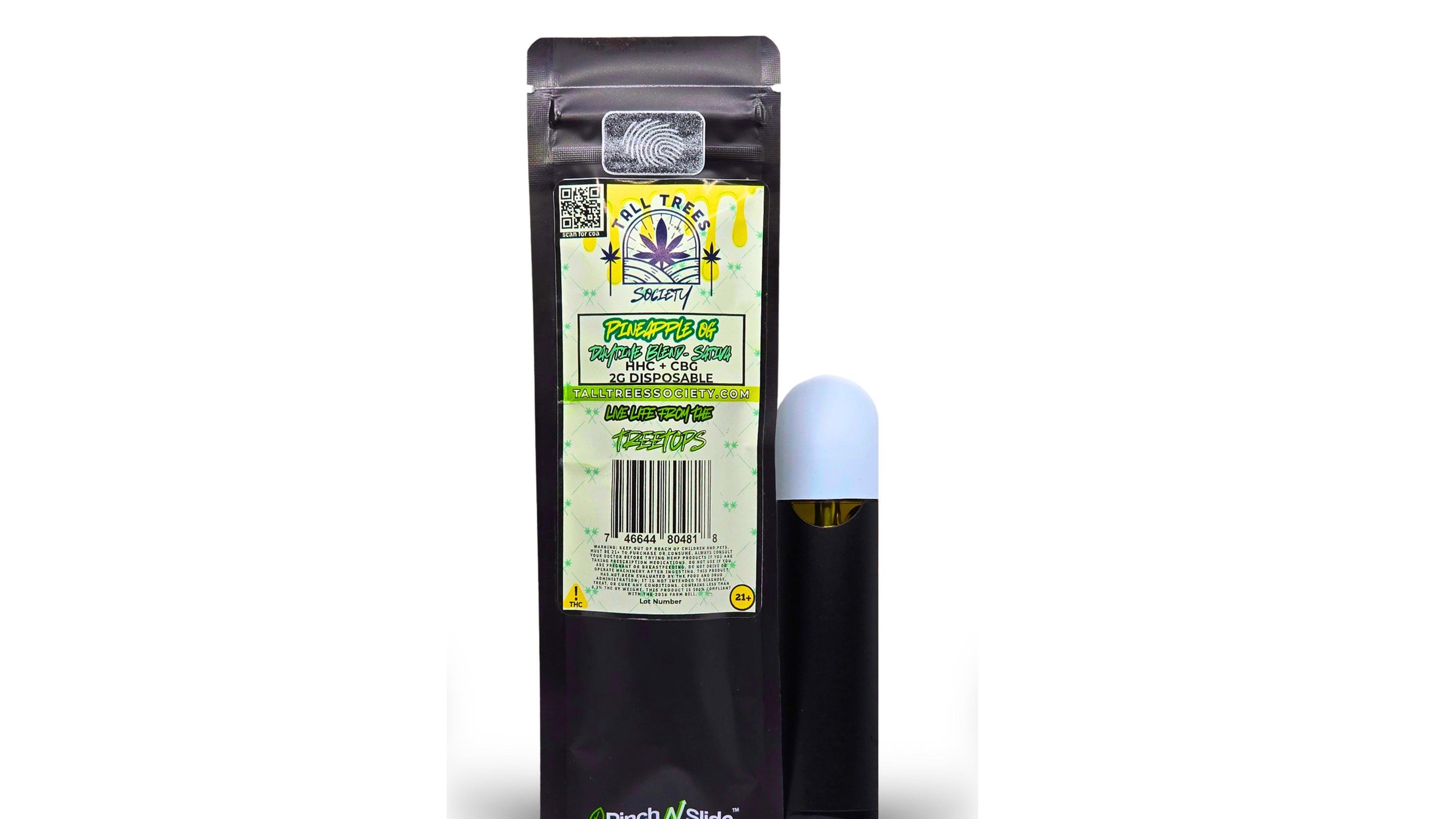 Pineapple OG 2G HHC + CBG Disposable