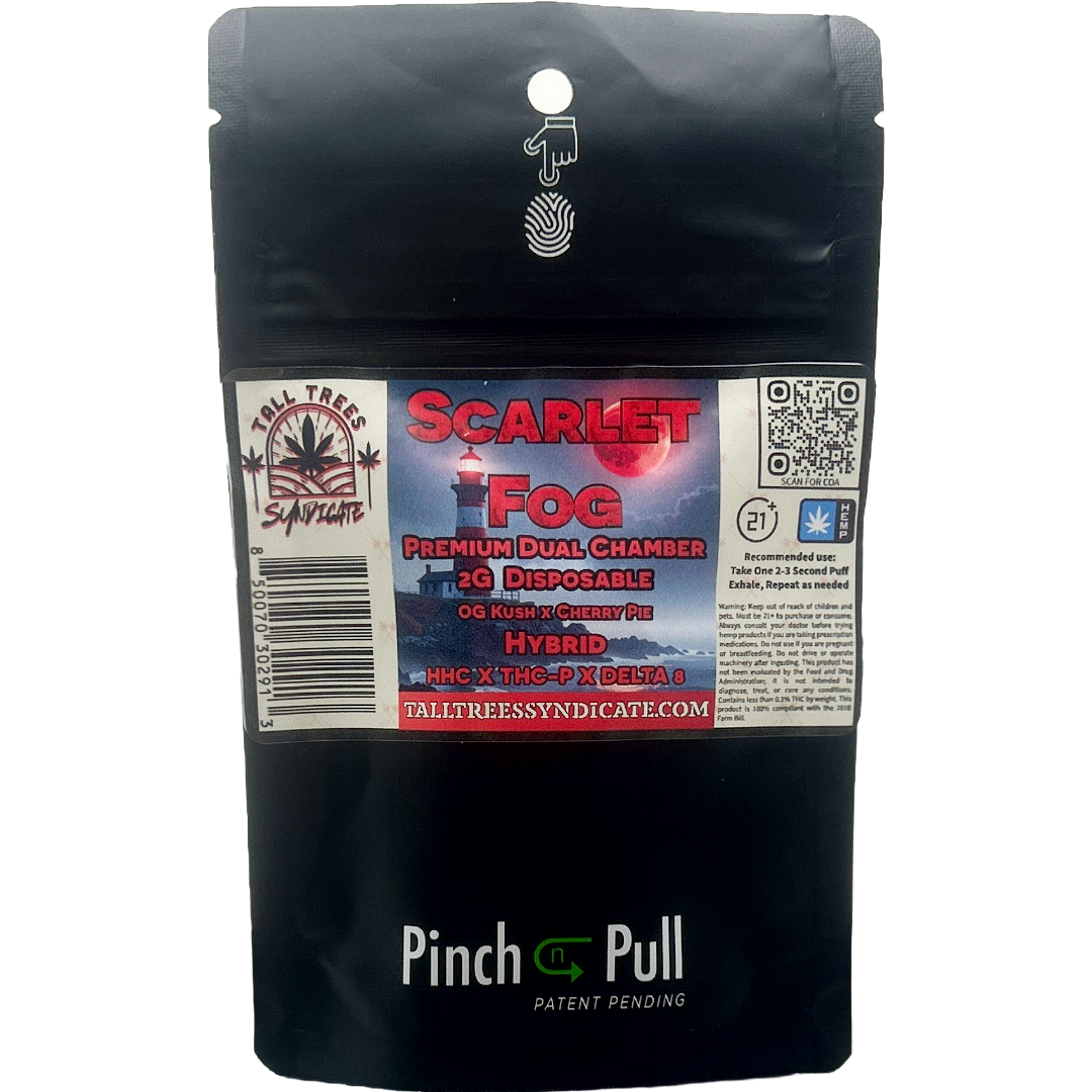 Tall Trees 2G Dual Chamber Disposable- Scarlet Fog