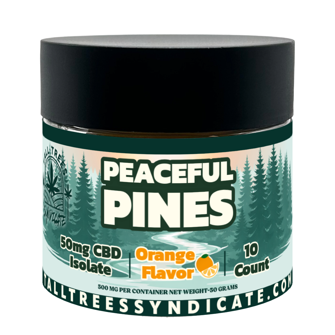 Peaceful Pines 50MG CBD Isolate Gummy
